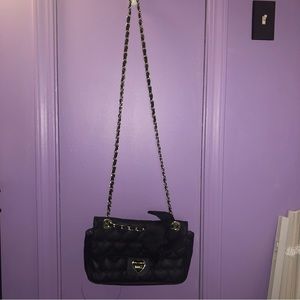🖤 RARE 🖤 betsey johnson quilted heart purse with bow